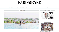 Desktop Screenshot of karisrenee.com